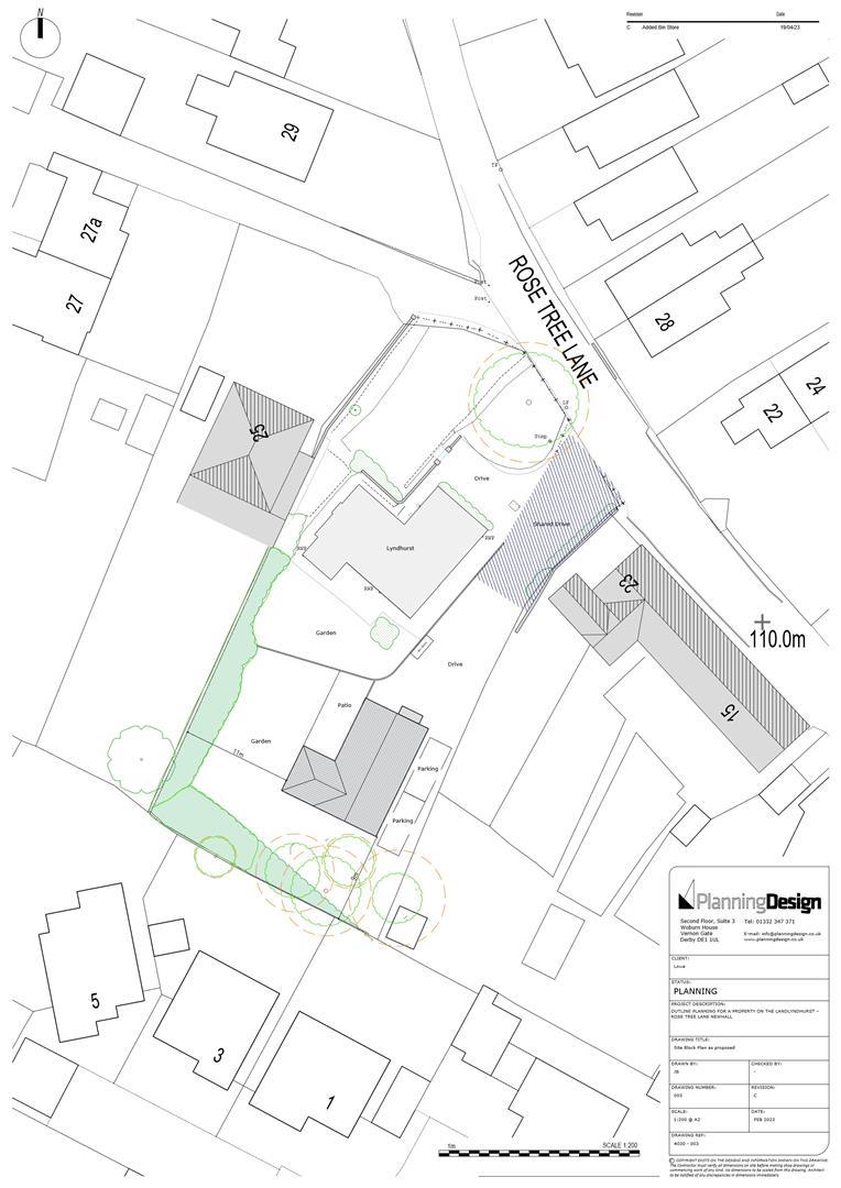 Lyndhurst, Rose Tree Lane, Newhall, Swadlincote, Derbyshire, DE11 0LN