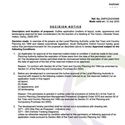 Plot at The Haven, Uttoxeter Road, Foston, Derby, DE65 5PX Gallery image 9